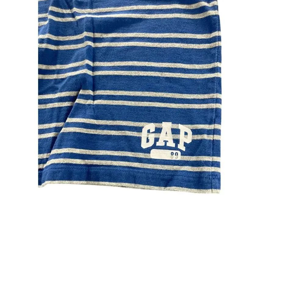 Gap Kids Boys Blue Striped Long Sleeve Top Youth Size 5Y